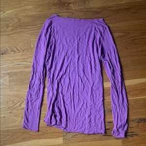 Intimissimi Purple Cashmere Long Sleeve Top size M